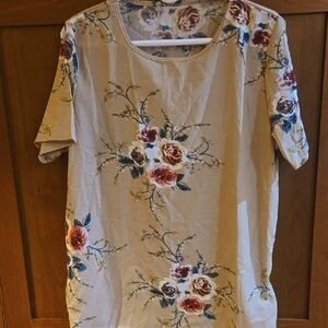 Floral Print Women's Top